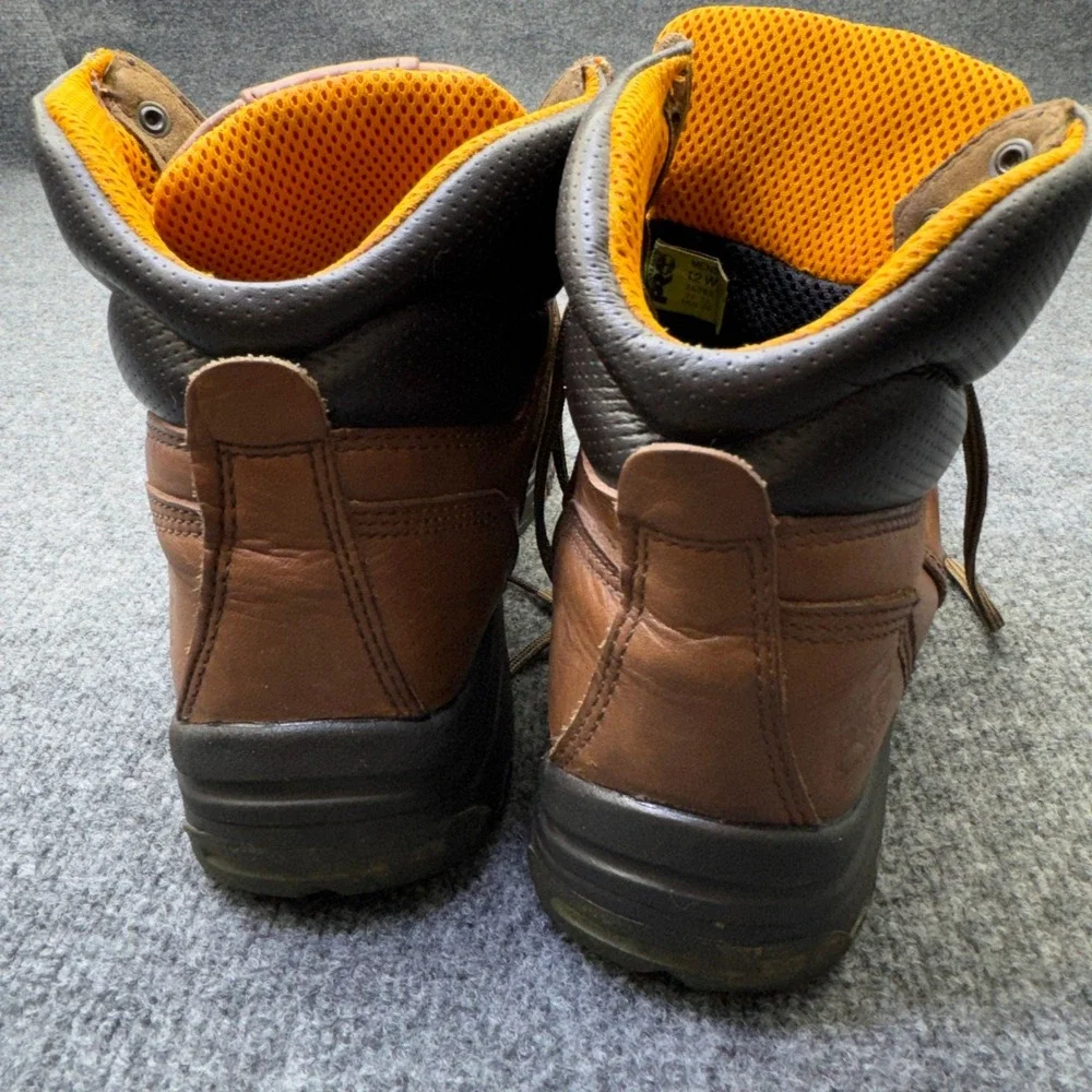 Timberland PRO Titan Mens 12W Brown Leather Safety Toe Work Boots Gorpcore Work